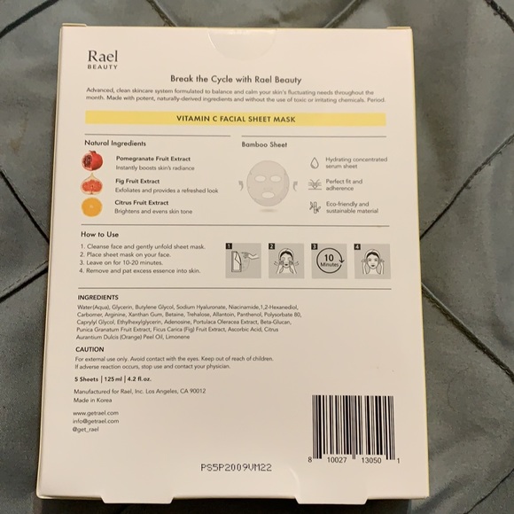 Vitamin C sheet mask - Picture 2 of 2